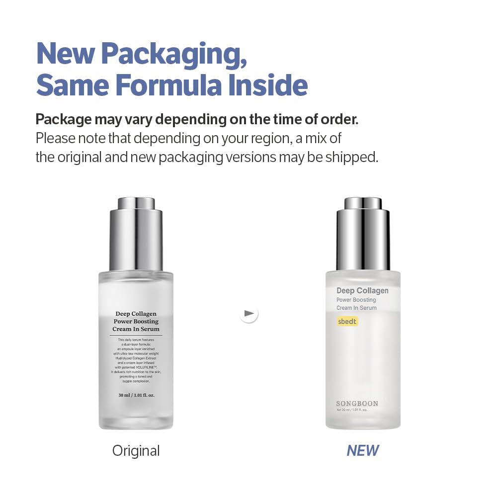 💗Last 3 Hours 50% OFF  ✨ BUY 2 GET 2 FREE🔥SONGBOON Editor Glass Skin Collagen Volufiline Cream-in-Serum | Firming Cream + Volufiline Serum Set  | Gentle, Nourishing &Comfort Korean Skincare Moisturizer for Firming & Hydrating